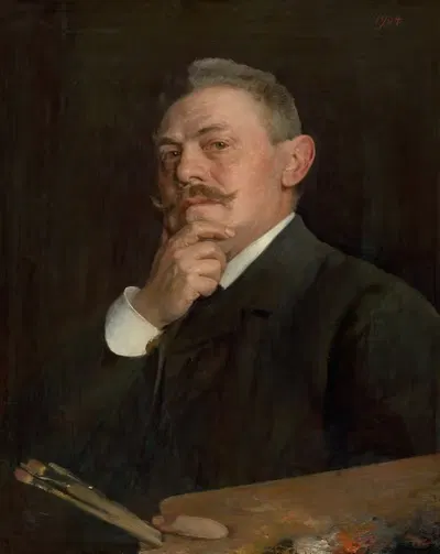 Автопортрет by Доминик Скутецкий, 1904 — digital art print download