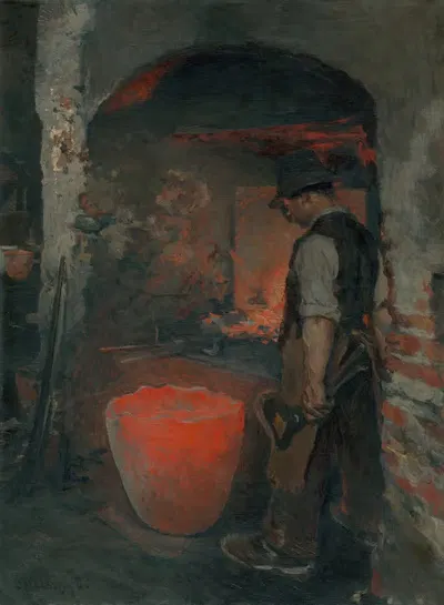 Изучение стоящего кузнеца by Доминик Скутецкий, 1907 — digital art print download