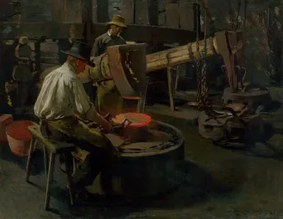 Выкатывание котлов by Доминик Скутецкий, 1908 — digital art print download