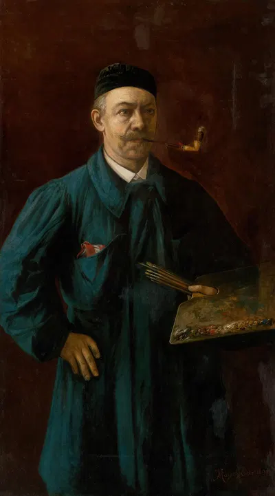 Автопортрет by Эдуард Майш, 1897 — digital art print download