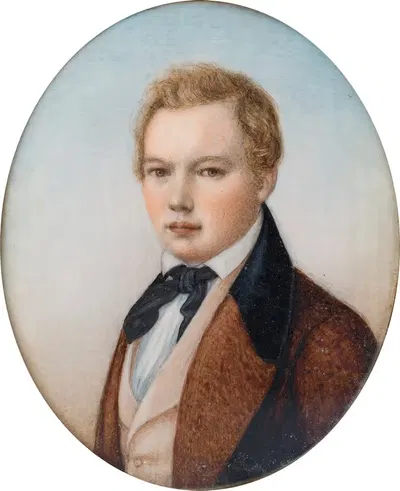 Автопортрет by Фердинанд Маллич, 1839 — digital art print download
