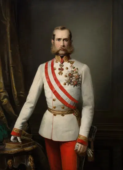 Портрет Франца Иосифа I by Франц Русс старший, 1862 — digital art print download