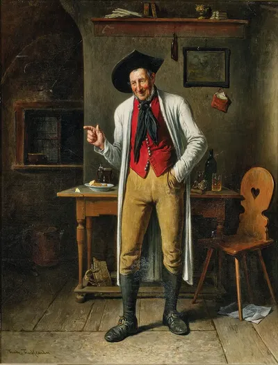 Heitere Stimmung by Friedrich Friedländer — digital art print download