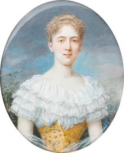 Portrait of Johanna Gräfin Gleispach by Friedrich Wailand, 1897 — digital art print download