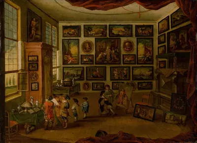 Искусственная камера by Ханс Йордаенс III, 1660 — digital art print download