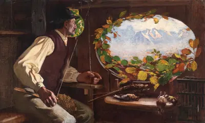 Птицелов by Италико Брасс — digital art print download