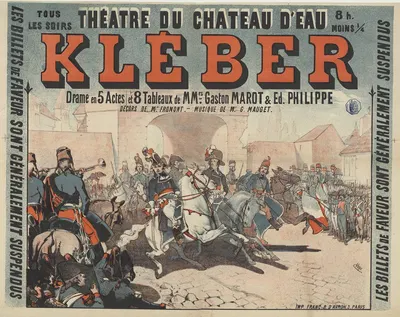 Théâtre du Château d'Eau. Kléber by Леон Шубрак, 1882 — digital art print download