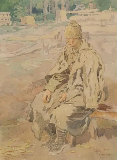 Лесоруб из Магуры by Адольф Кашпар, 1916 — digital art print download