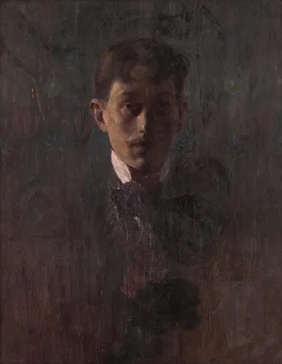 Автопортрет by Александр Кубиный, 1897 — digital art print download