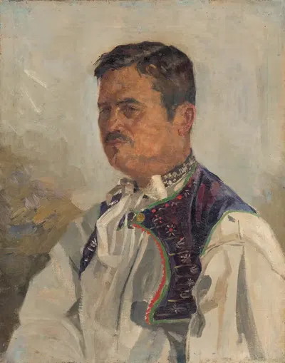 Автопортрет by Антос Фролка, 1925–1935 — digital art print download