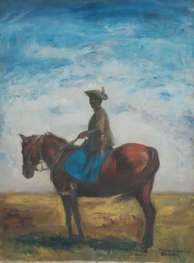 Всадник by Белла Ивани-Грюнвальд, 1930 — digital art print download