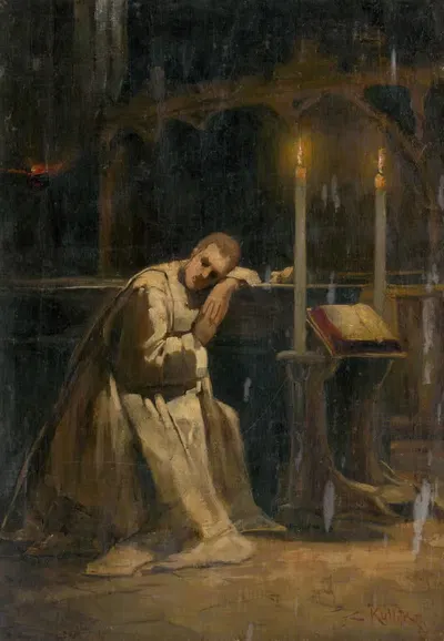 Монах by Кирилл Кутлик, 1880–1900 — digital art print download