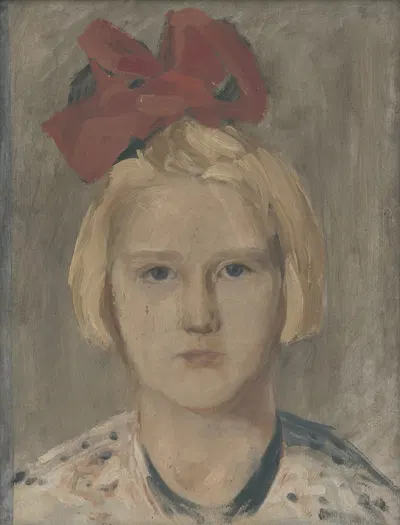 Portrét dievčaťa by Ján Thain, 1922 — digital art print download