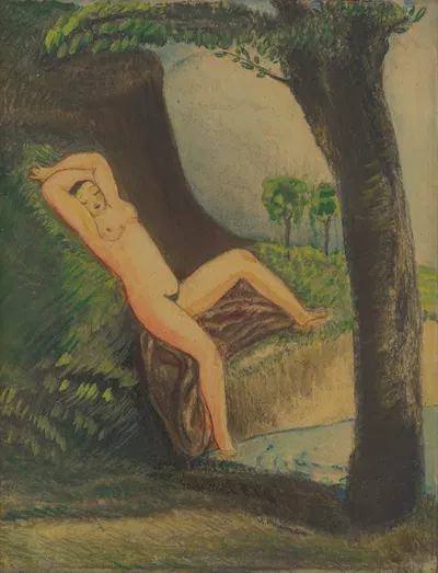 Ню by Йозеф Арпад Мурманн, 1920 — digital art print download