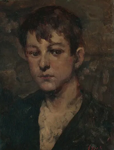 Голова мальчика by Юлиус Эдер, 1894–1895 — digital art print download
