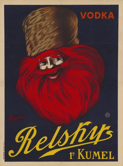 Vodka Relskys, 1° Kumel by Леонетто Каппьелло, 1911 — digital art print download