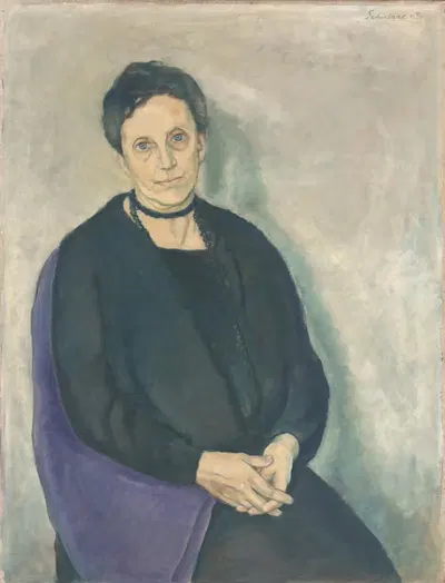 Портрет матери by Юлиус Шуберт, 1931 — digital art print download
