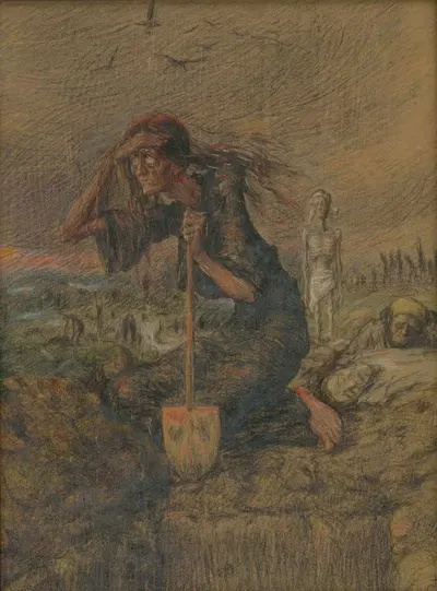 Ужасы войны by Карол Милослав Лехоцкий, 1918–1919 — digital art print download