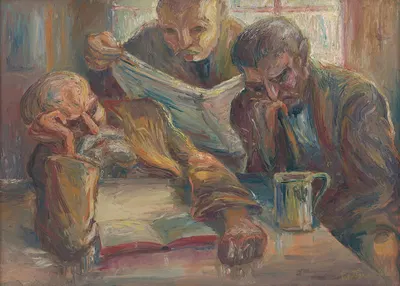 В пабе by Людовит Варга, 1944 — digital art print download