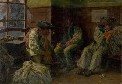 Slovak Exiles by Miloš Slovák, 1911 — digital art print download