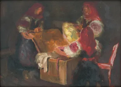 Заглядывая в сундук надежд by Штефан Страка, 1925 — digital art print download