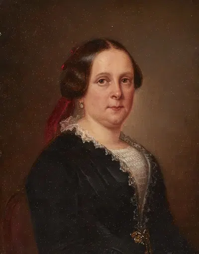 Петронелла Фредрика Хультбом by Карл Вильгельм Нордгрен, 1841 — digital art print download