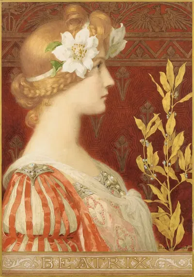Беатриса by Элизабет Сонрель — digital art print download
