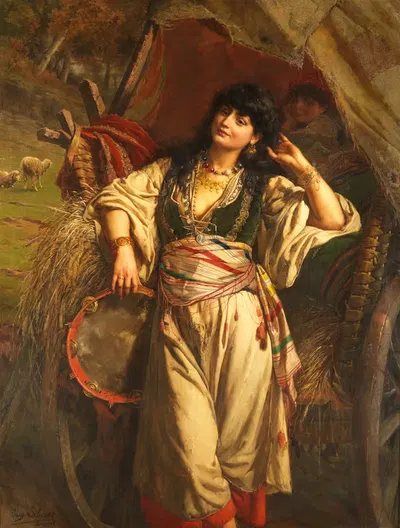 Остановка цыган by Эжен Сибердт — digital art print download