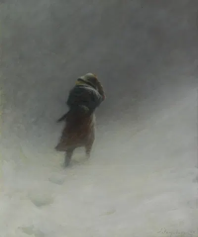 Метель by Джозеф Фаркуарсон — digital art print download