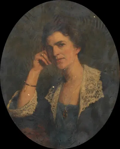 Миссис Эмили Дороти Амман, племянница художника by Герман Хартвих, 1922 — digital art print download