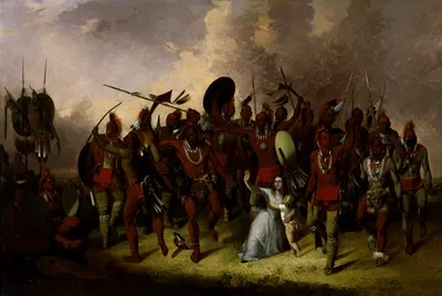 Osage Scalp Dance by John Mix Stanley, 1845 — digital art print download
