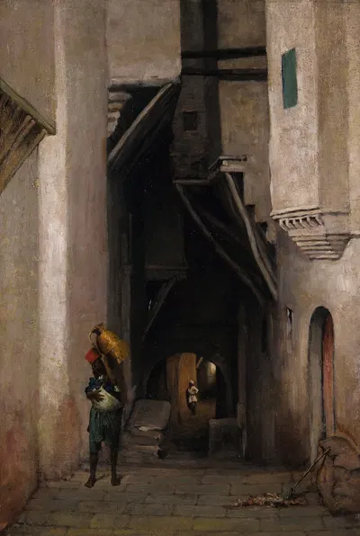 Algerian Water Carrier by William Sartain — digital art print download