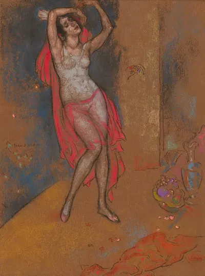 Анна Павлова в Восточной Фантазии, Чикаго by Уильям Пенхэллоу Хендерсон, 1915 — digital art print download