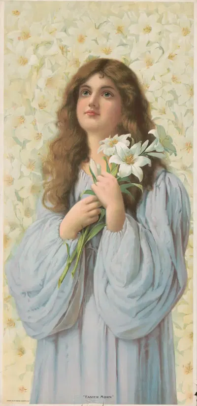 Пасхальное утро by Американская Литографическая Компания, 1901 — digital art print download
