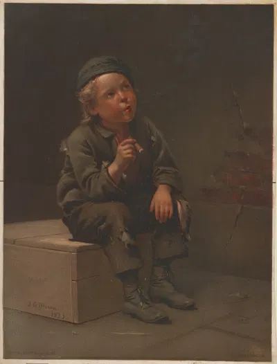Draws easy by Bencke & Scott, 1874 — digital art print download