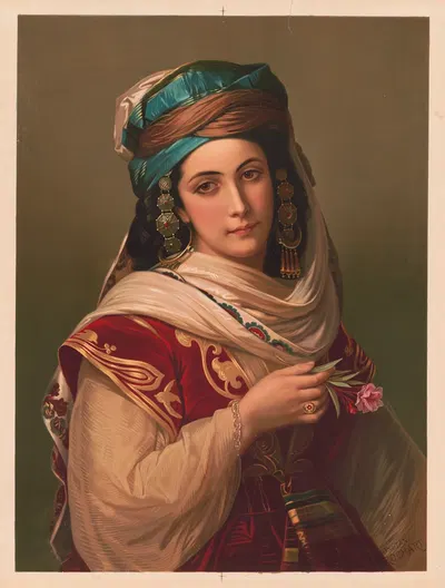 Лалла Рук by Кэлдвелл и Ко, 1874 — digital art print download