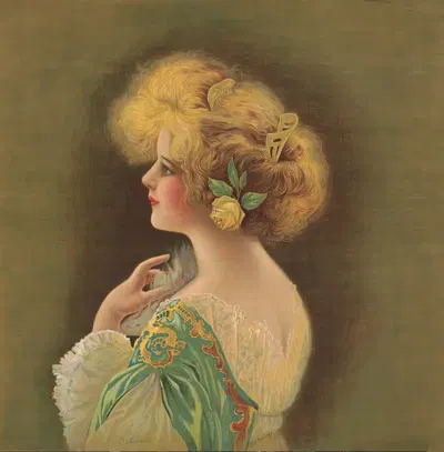 Debutante by Campbell, Metzger & Jacobson, 1907 — digital art print download