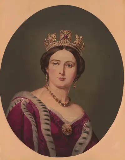 Queen Victoria by E.C. Middleton & Co., 1866 — digital art print download