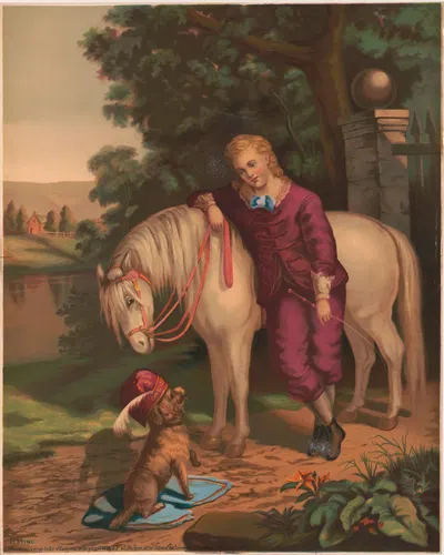 Отдых by Э. П. и Л. Рестейн, 1875 — digital art print download