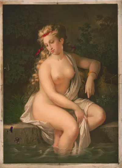 Дама озера by Эдмунд Фёрстер и Ко, 1870 — digital art print download