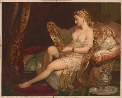 Утренний туалет by Эдмунд Фёрстер и Ко, 1872 — digital art print download