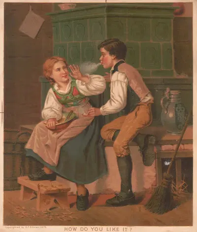 Как тебе это нравится by Г.Ф. Гилман, 1875 — digital art print download