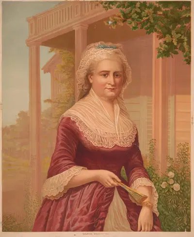 Марта Вашингтон by Г.Ф. Гилман, 1876 — digital art print download