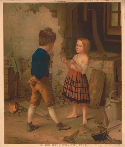 Какую руку ты возьмешь by Г.Ф. Гилман, 1875 — digital art print download