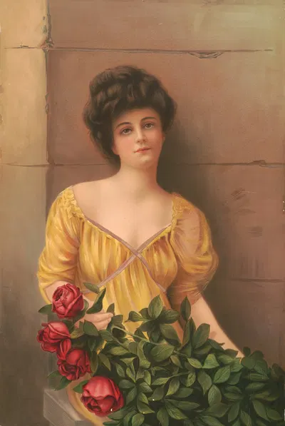 American beauty by Gotham Litho. Co, 1903 — digital art print download