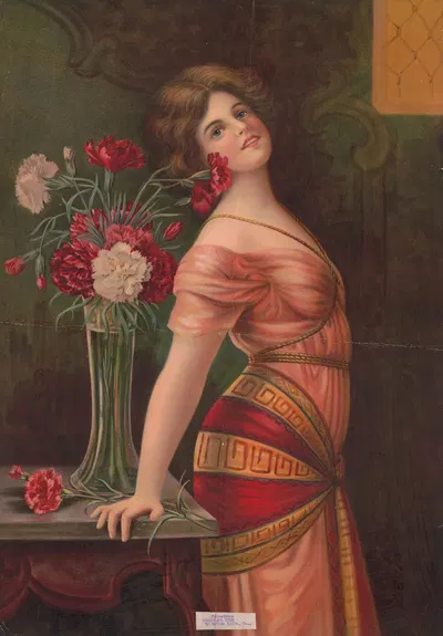 Гвоздики by Готэм Лито. Ко, 1910 — digital art print download