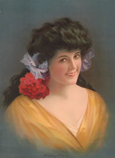 Smiling beauty by Gotham Litho. Co, 1911 — digital art print download
