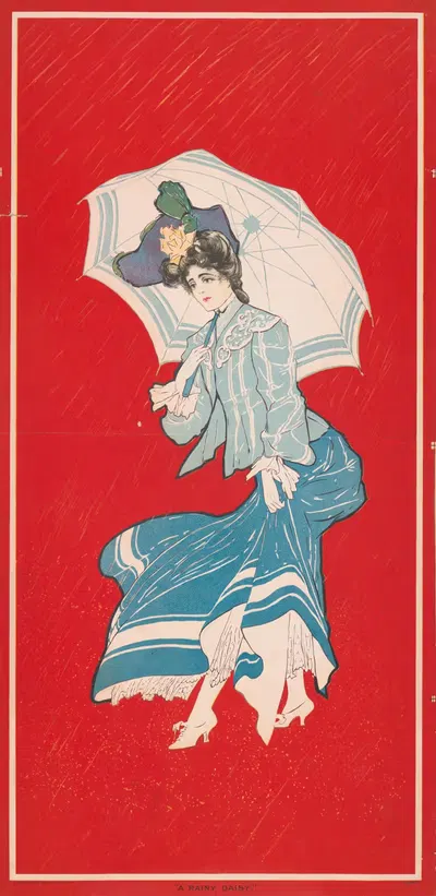 Дождливая ромашка by Грей Литхо. Ко, 1905 — digital art print download