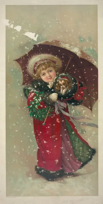 Зимний день by Грей Литхо. Ко, 1900 — digital art print download