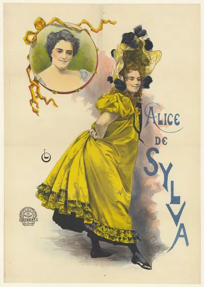 Alice de Sylva by Луи Ури, 1895 — digital art print download